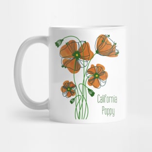 California Poppy Mug